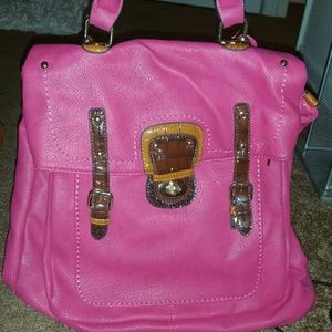 Pink hand bag/ back pack